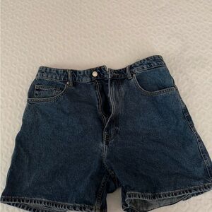 Zara Dark Blue Jean Shorts